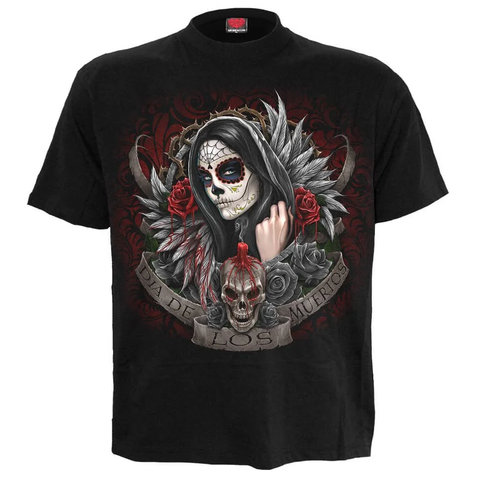 Spiral Men's Muertos Días T-Shirt - Black - M - Zwart Afbeelding 1