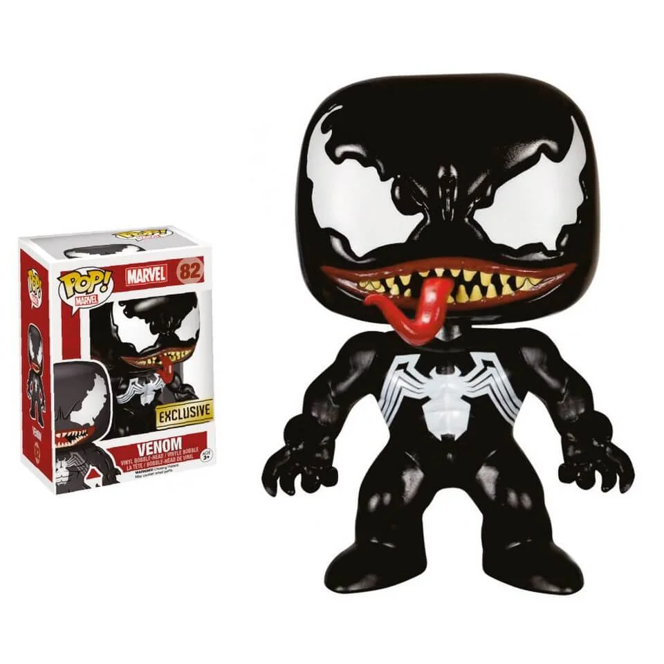 Marvel Venom Exclusief Pop! Vinyl Bobble Head Figuurtje Afbeelding 1