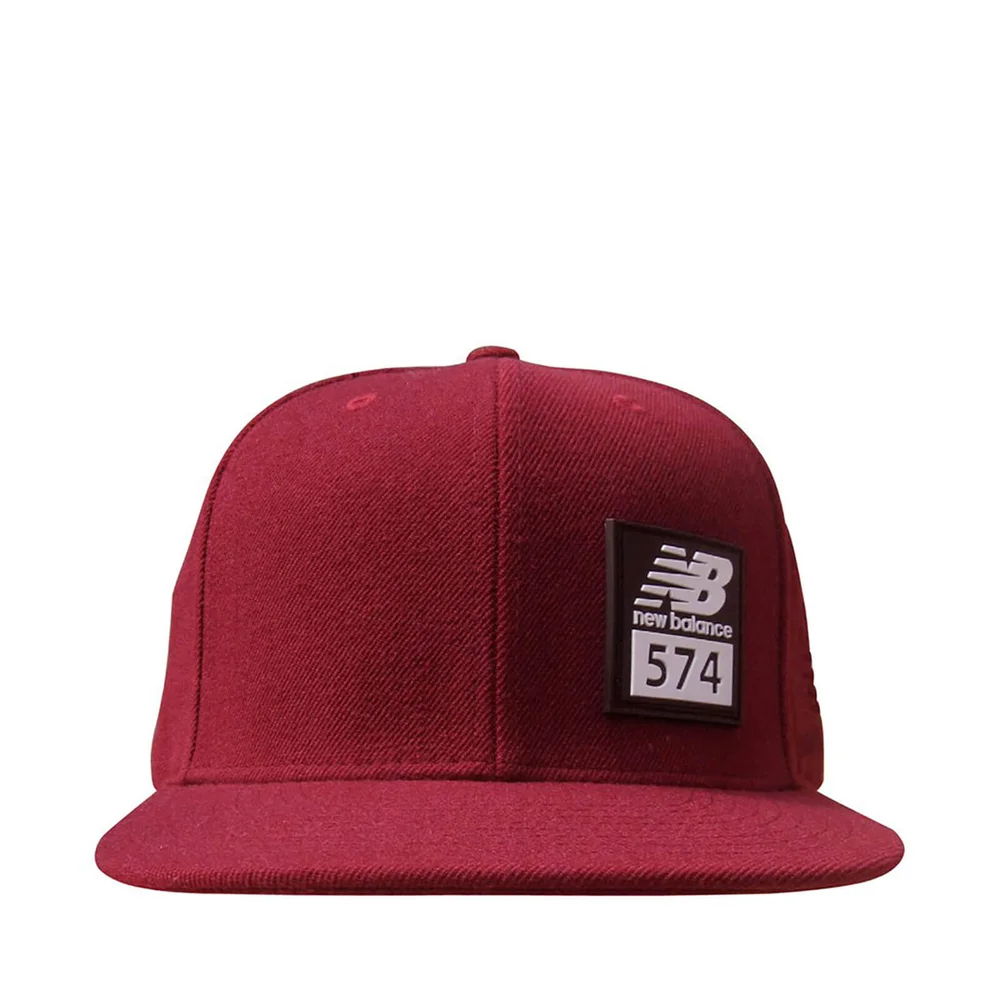 New Balance Men's 574 Cap - Burgundy Afbeelding 1