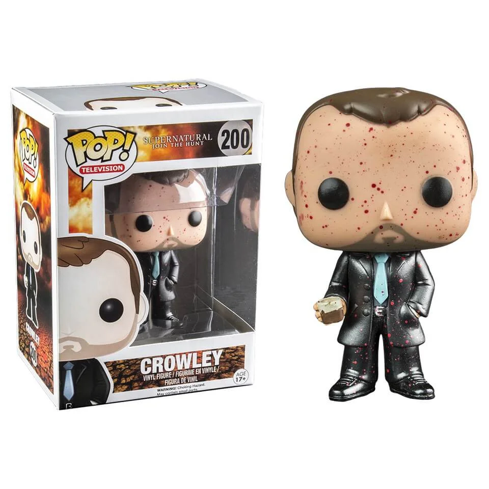 Supernatural Crowley Bloody Exclusive Pop! Vinyl Figure Afbeelding 1