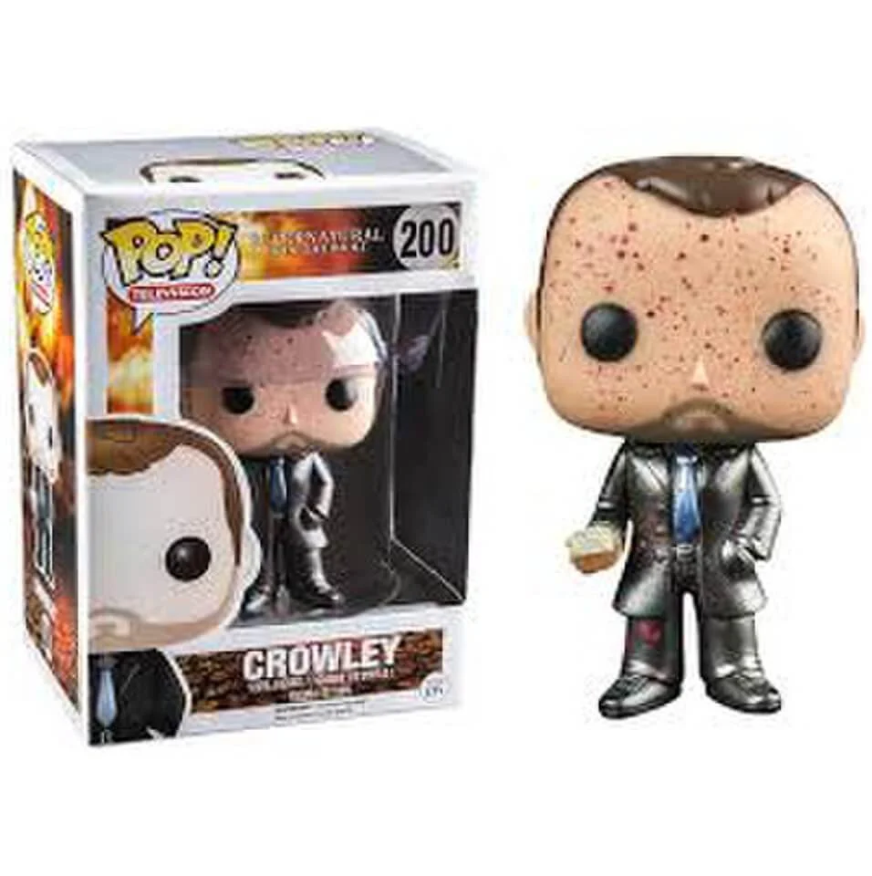 Supernatural Crowley Bloody Metallic Exclusive Pop! Vinyl Figure Afbeelding 1
