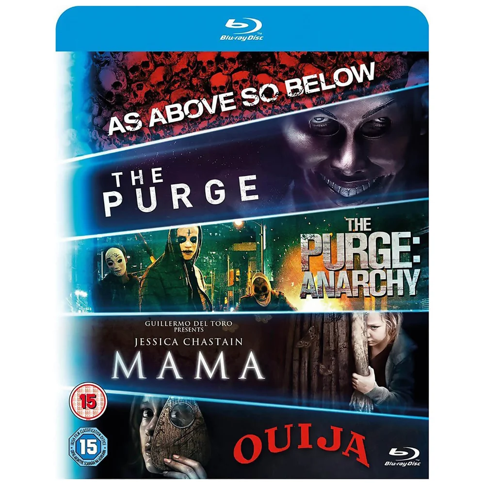 Blu-ray Starter Pack - Bevat Mama, Purge 1, Purge: Anarchy, OUIJA, As Above, So Below Afbeelding 1