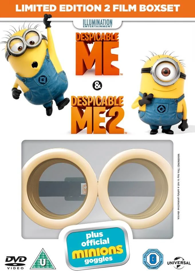 Despicable Me 1 & 2 Minion Limited Edition Goggles Afbeelding 1