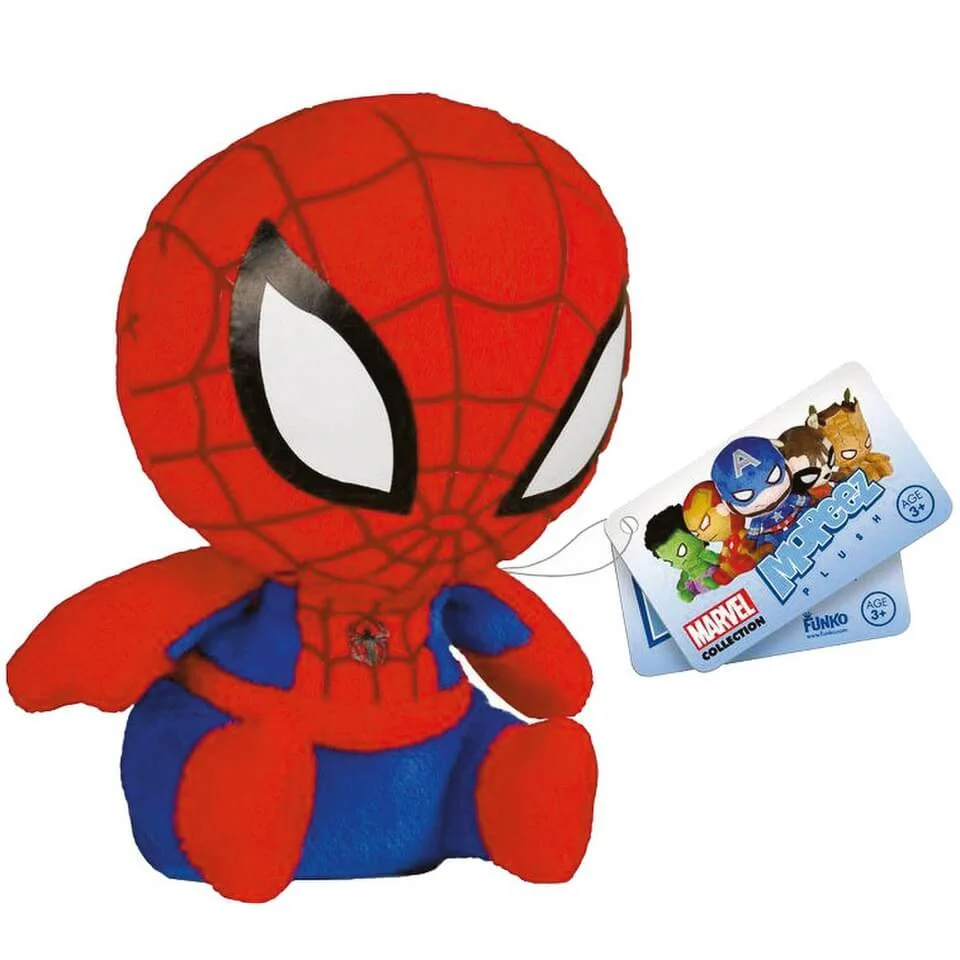 Mopeez Marvel Spider-Man Plush Figure Afbeelding 1