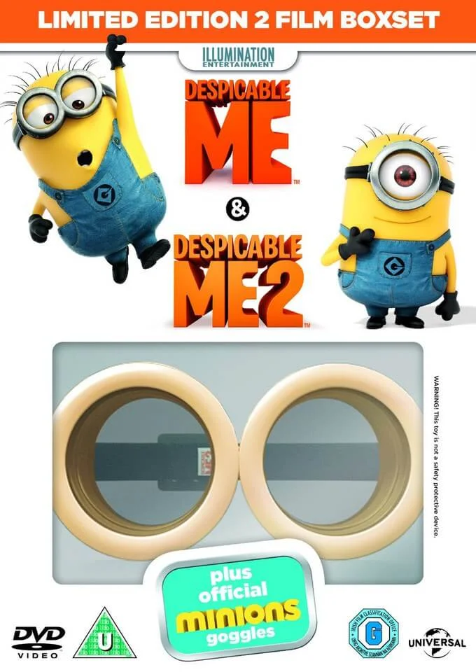 Despicable Me 1 & 2 Minion Limited Edition Goggles Afbeelding 1