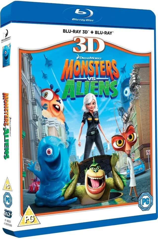 Monsters vs Aliens 3D (Includes 2D version) Afbeelding 1