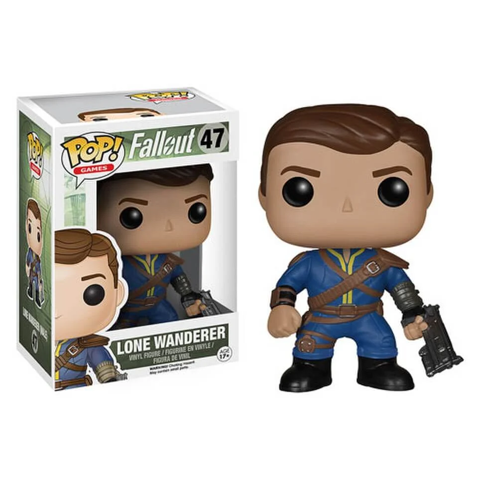Fallout Lone Wanderer Pop! Vinyl Figure Afbeelding 1