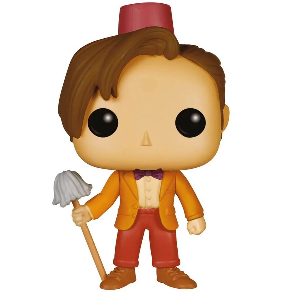 Doctor Who 11th Doctor With Fez & Mop Limited Edition Funko Pop! Afbeelding 1