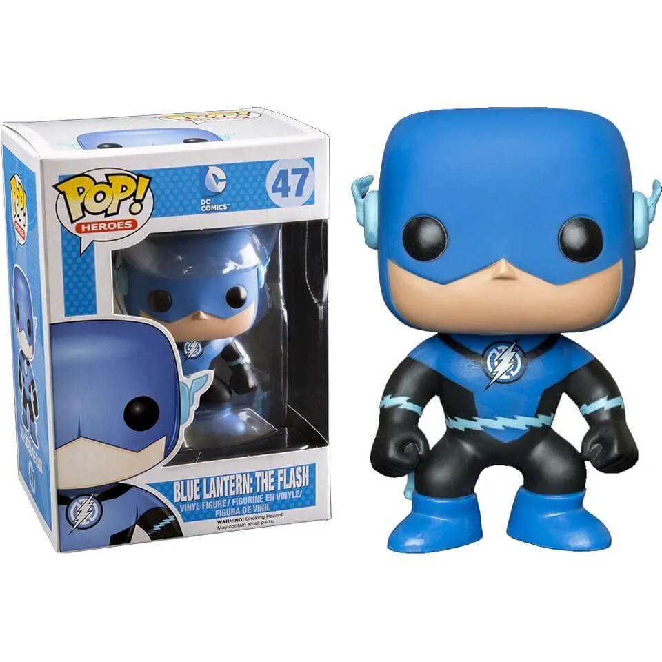 DC Comics Blue Lantern Flash Exclusive Pop! Vinyl Figure Afbeelding 1