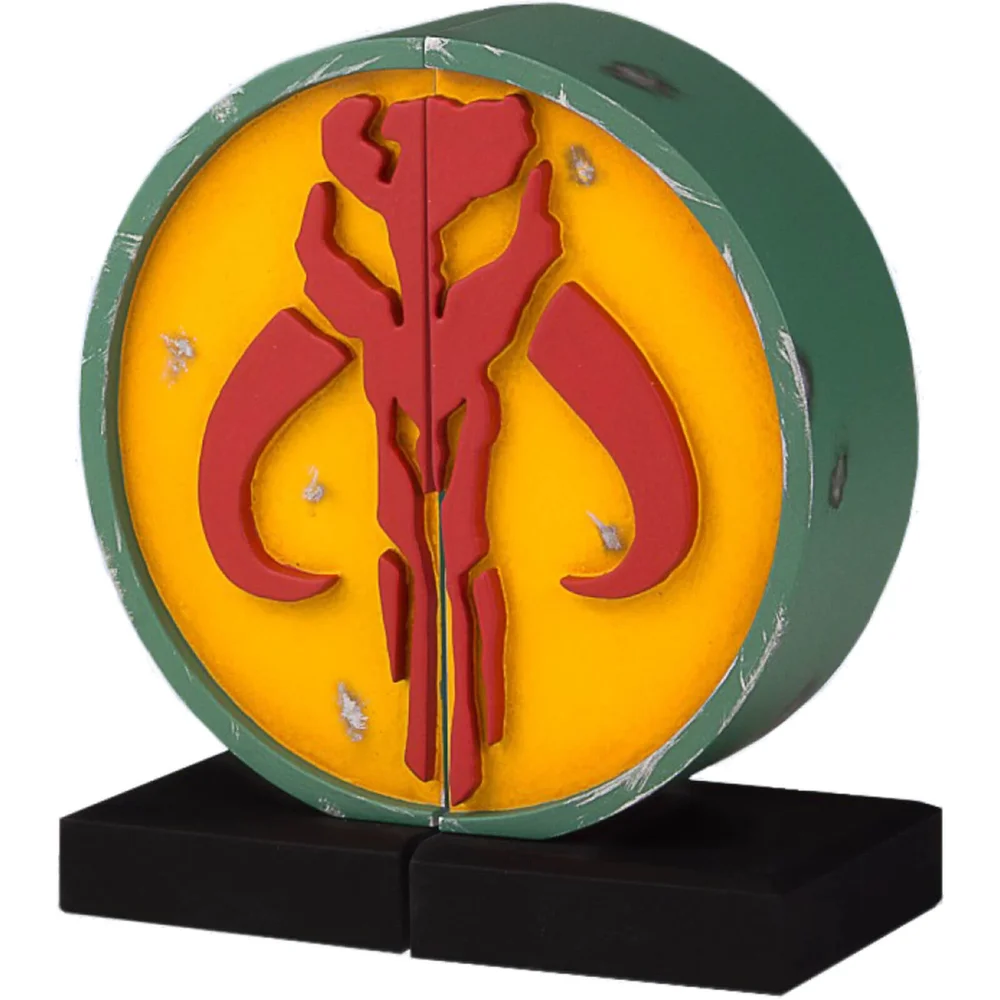 Gentle Giant Star Wars Mandalorian-logo boekensteunen Afbeelding 1