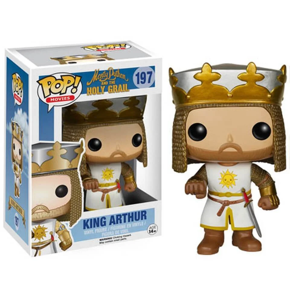 Monty Python and the Holy Grail King Arthur Funko Pop! Figuur Afbeelding 1