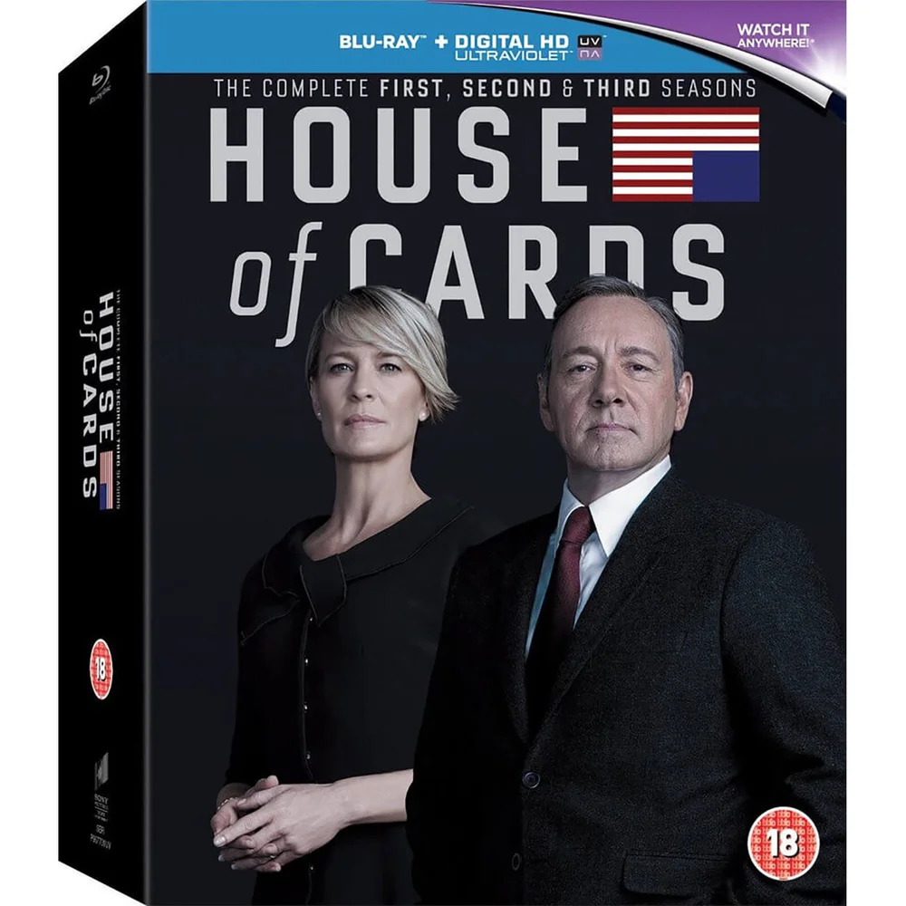 House Of Cards - Seasons 1-3 (Includes Ultraviolet) Afbeelding 1