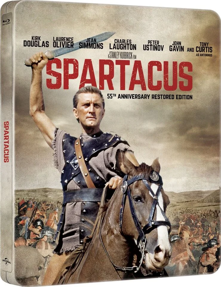 Spartacus 55th Anniversary - Zavvi Exclusive Limited Edition Steelbook (4K Edition, Includes UltraViolet Copy,1000 Copies Only) Afbeelding 1