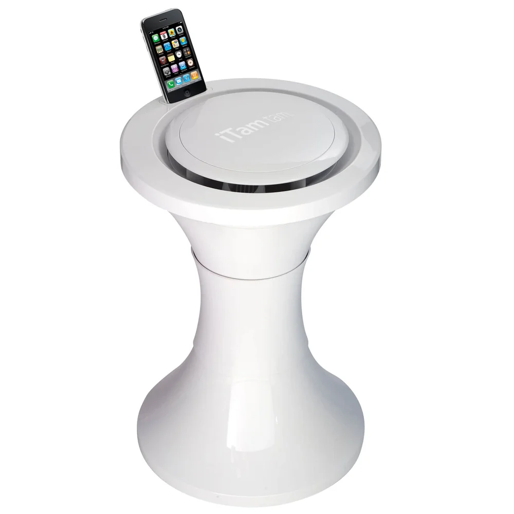 iTamTam M1 Vogue Speaker Dock With Lightning Dock Included - White -GRADE A REFURB Afbeelding 1
