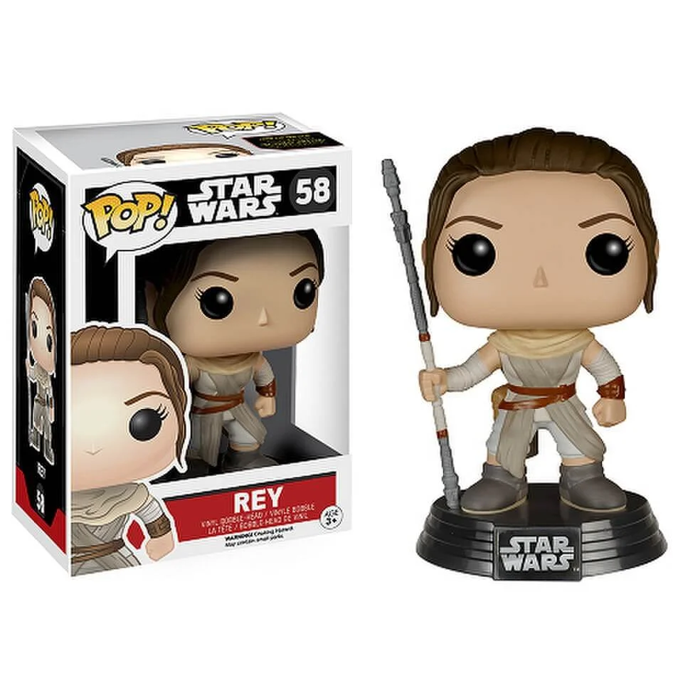 Star Wars The Force Awakens Rey Funko Pop! Figuur Afbeelding 1