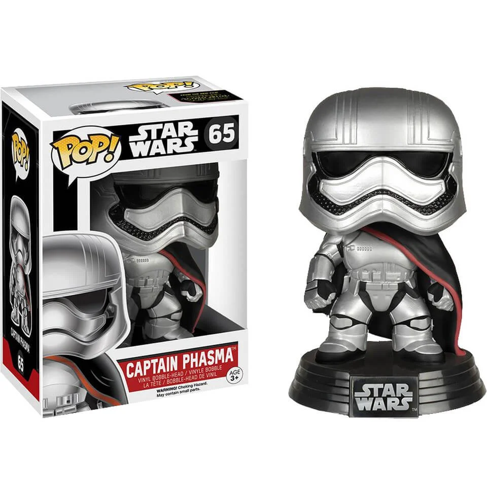 Star Wars The Force Awakens Captain Phasma Funko Pop! Figuur Afbeelding 1