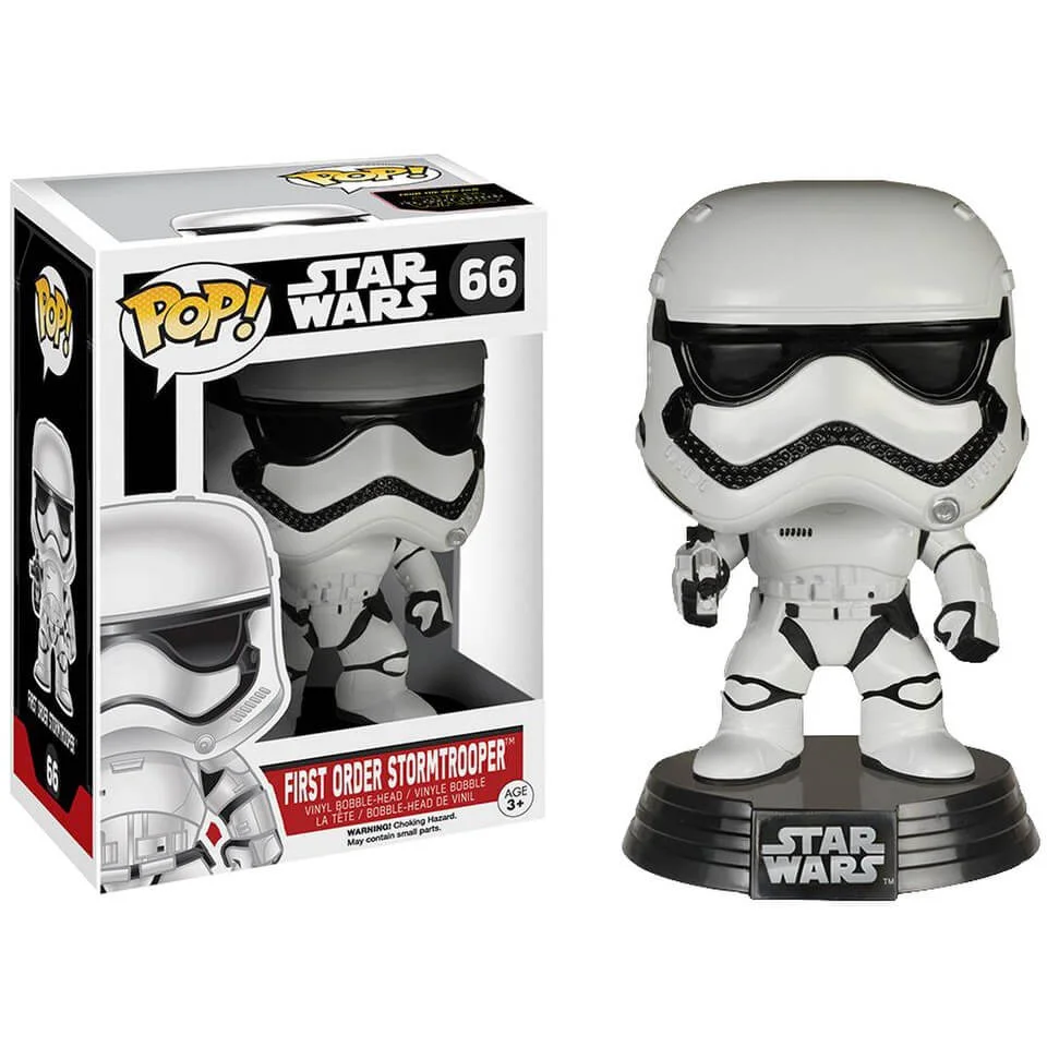 Star Wars The Force Awakens First Order Stormstrooper Funko Pop! Figuur Afbeelding 1