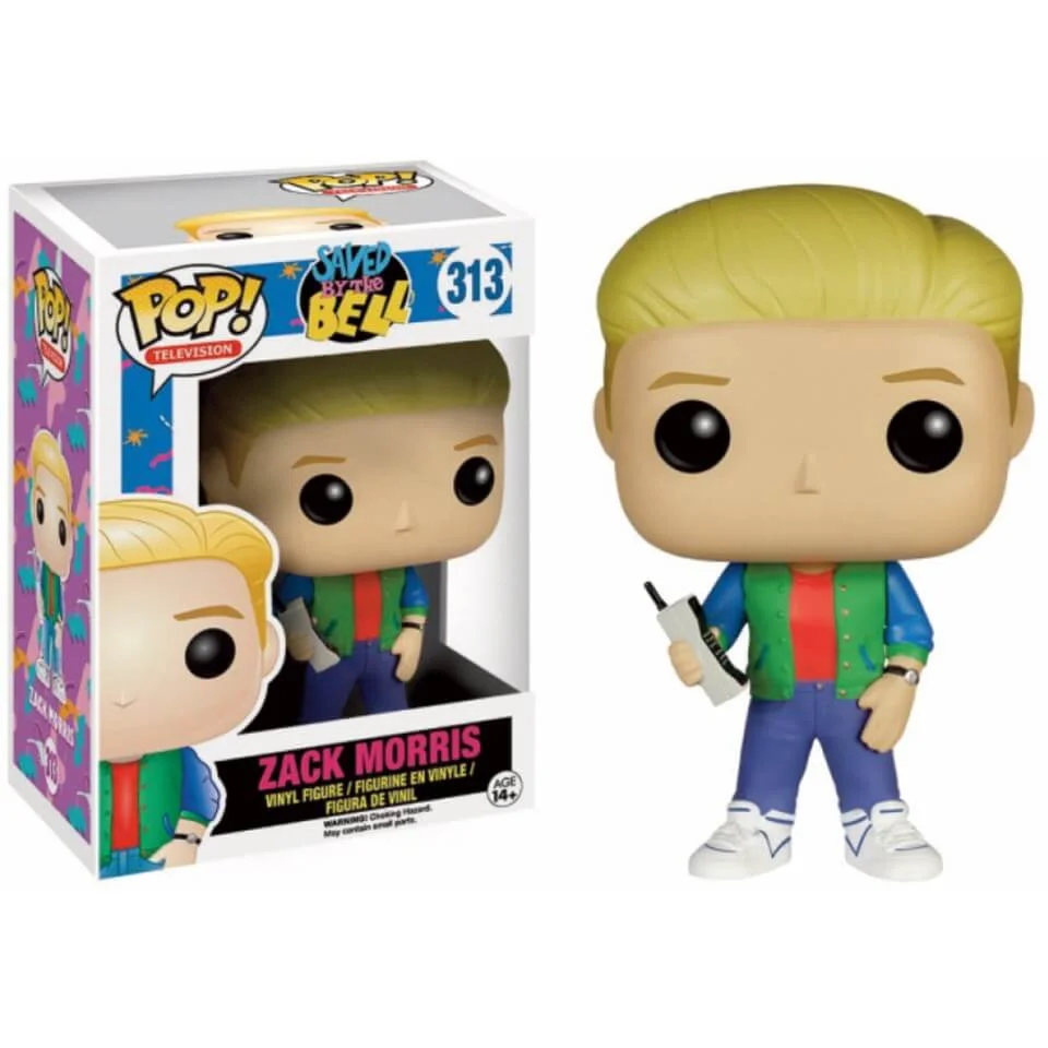 Saved By The Bell Zack Morris Funko Pop! Figuur Afbeelding 1