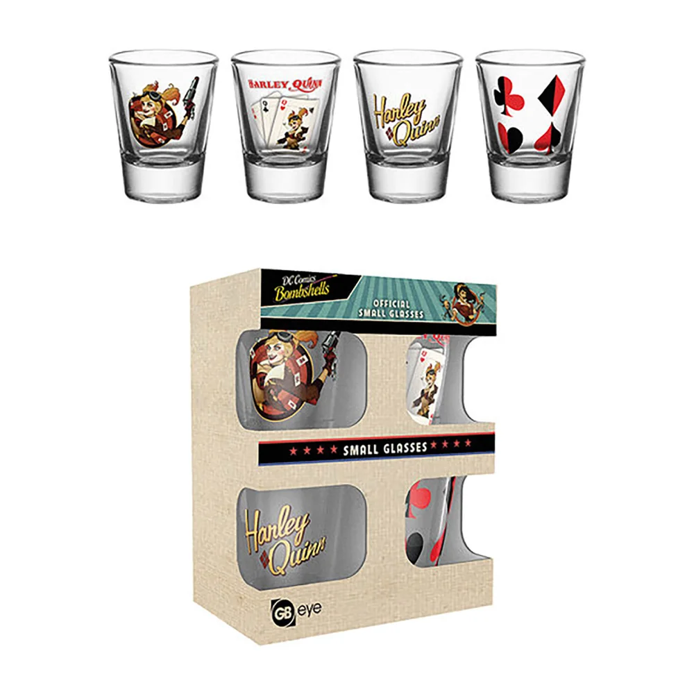 DC Comics Harley Quinn Bombshell - Shot Glasses Afbeelding 1