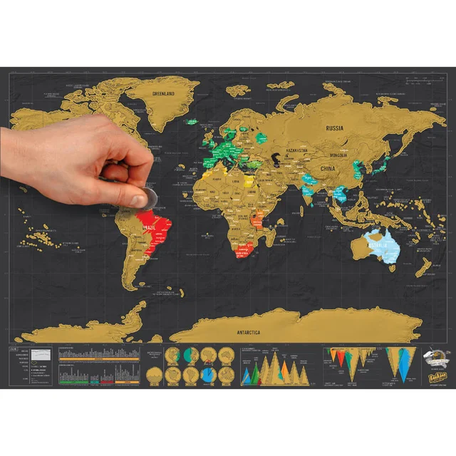 SMALL DELUXE SCRATCH MAP