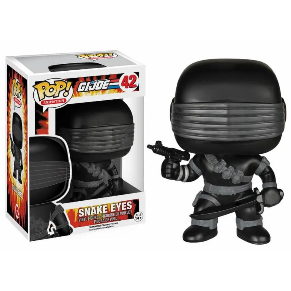 G.I. Joe Snake Eyes Funko Pop! Figuur Afbeelding 1
