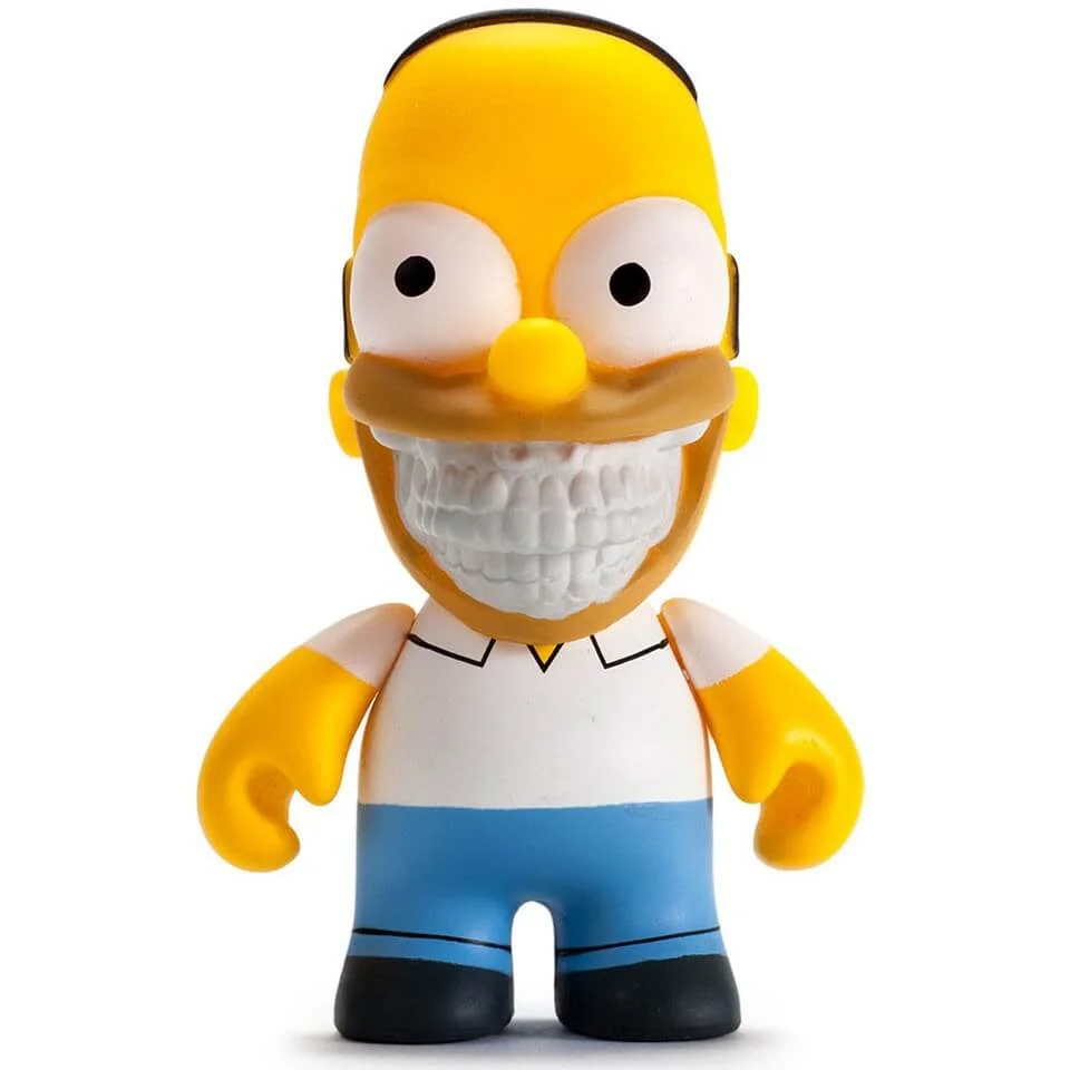 Kidrobot The Simpsons Homer Grin Action Figure Afbeelding 1