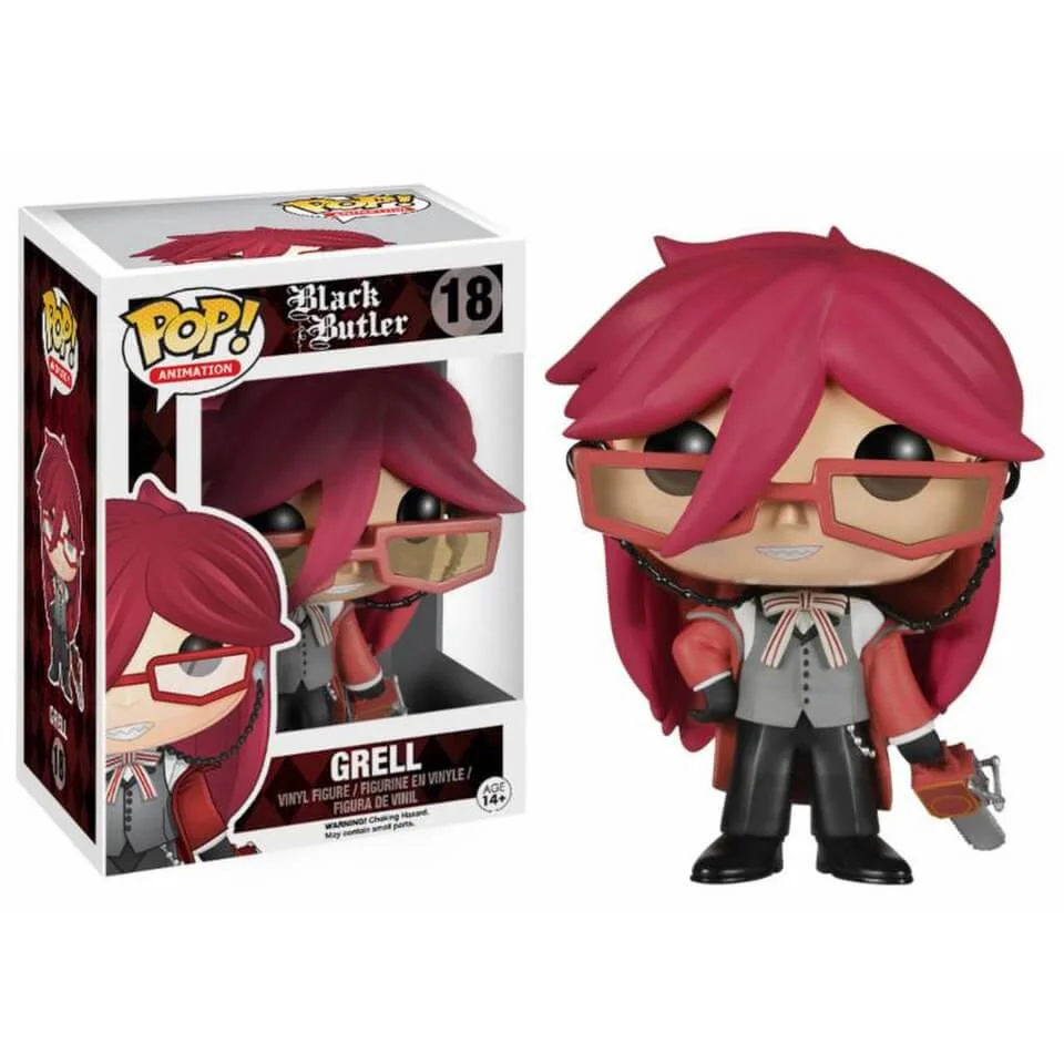 Black Butler Grell Funko Pop! Figuur Afbeelding 1