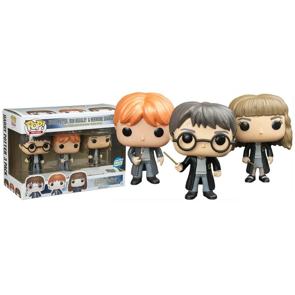 Harry Potter Limited Edition Funko Pop! Figuur 3-Pack Afbeelding 1