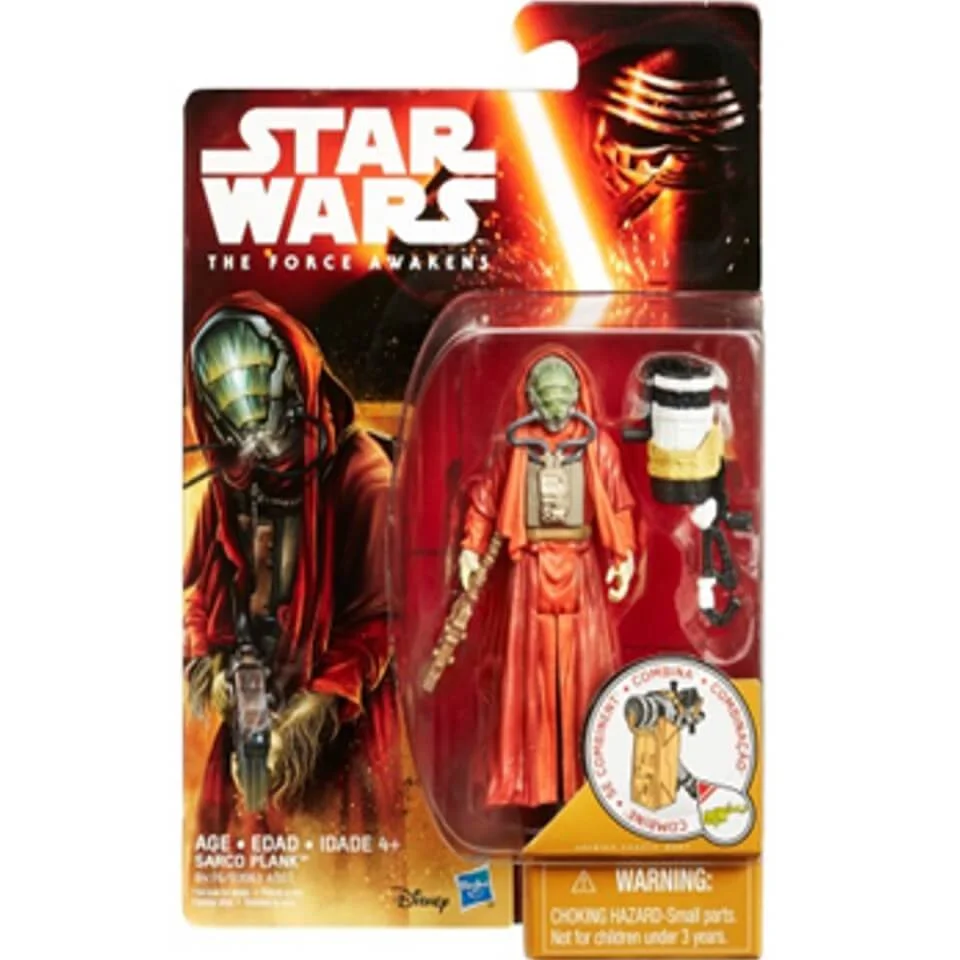 Star Wars The Force Awakens Sarco Plank 4 Inch Action Figure Afbeelding 1