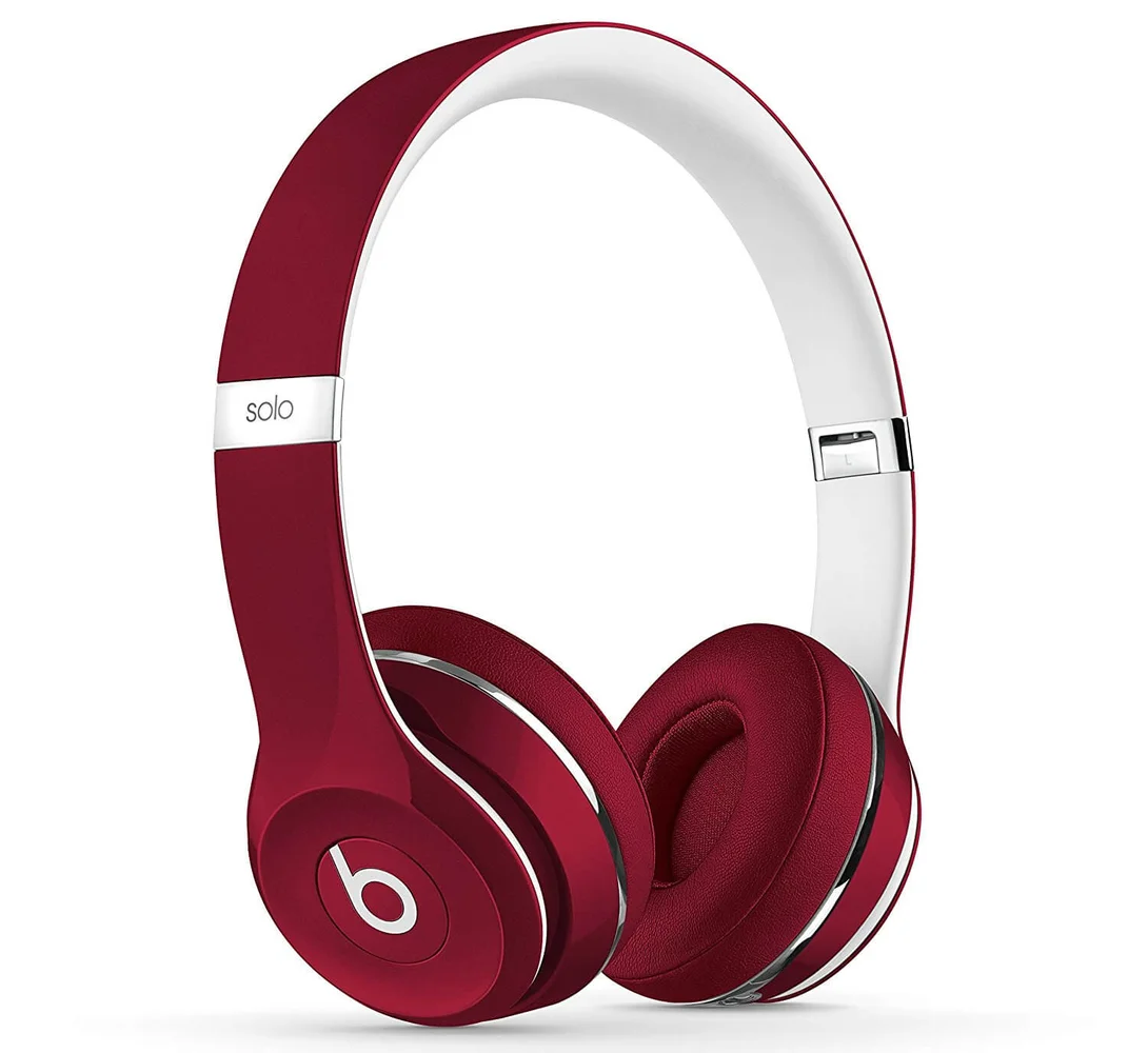 Beats by Dr. Dre: Solo2 Luxe Edition On-Ear Headphones - Burgundy Afbeelding 1