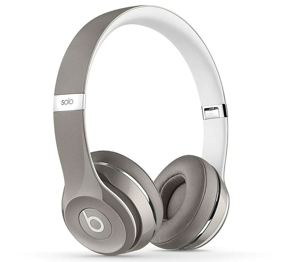 Beats by Dr. Dre: Solo2 Luxe Edition On-Ear Headphones - Silver Afbeelding 1