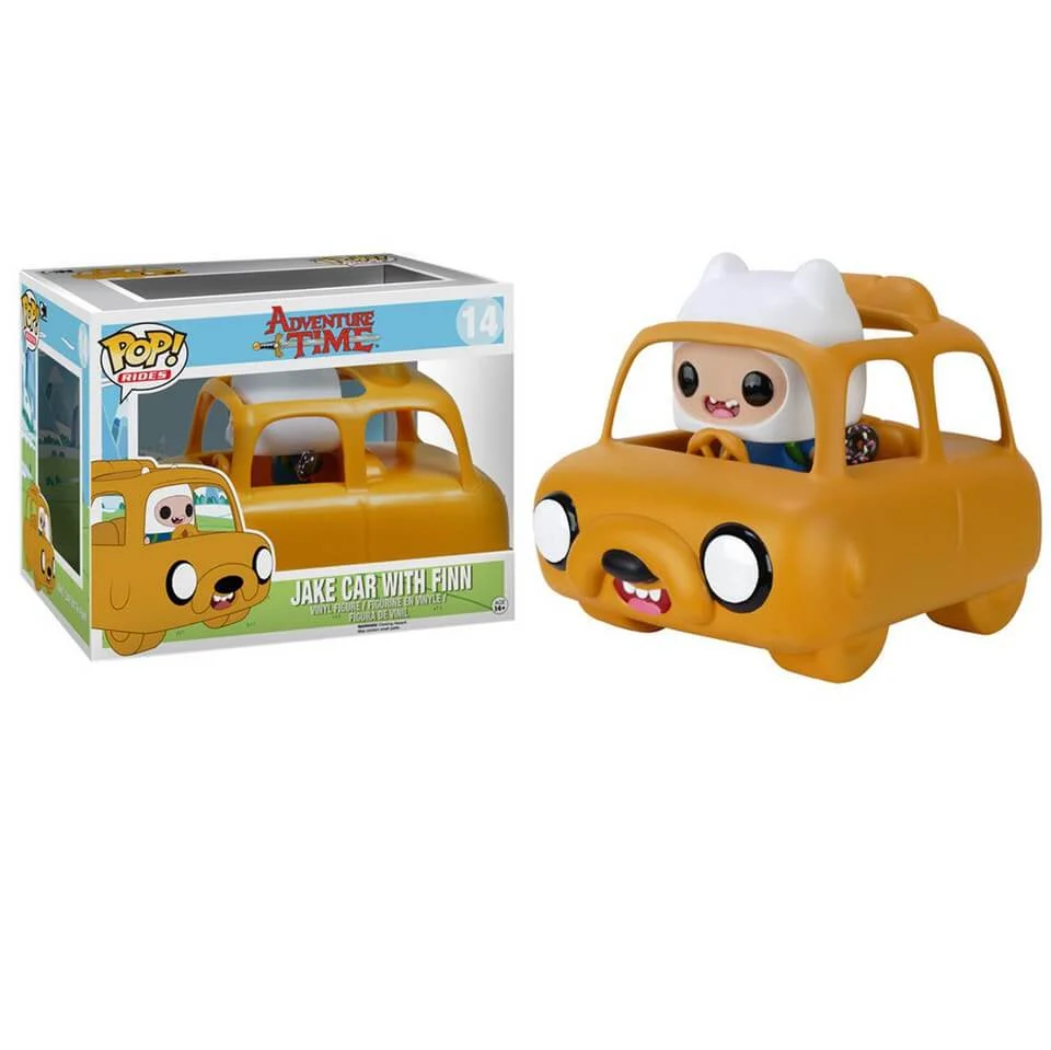 Adventure Time Jake Car And Finn Funko Pop! Figuur Afbeelding 1