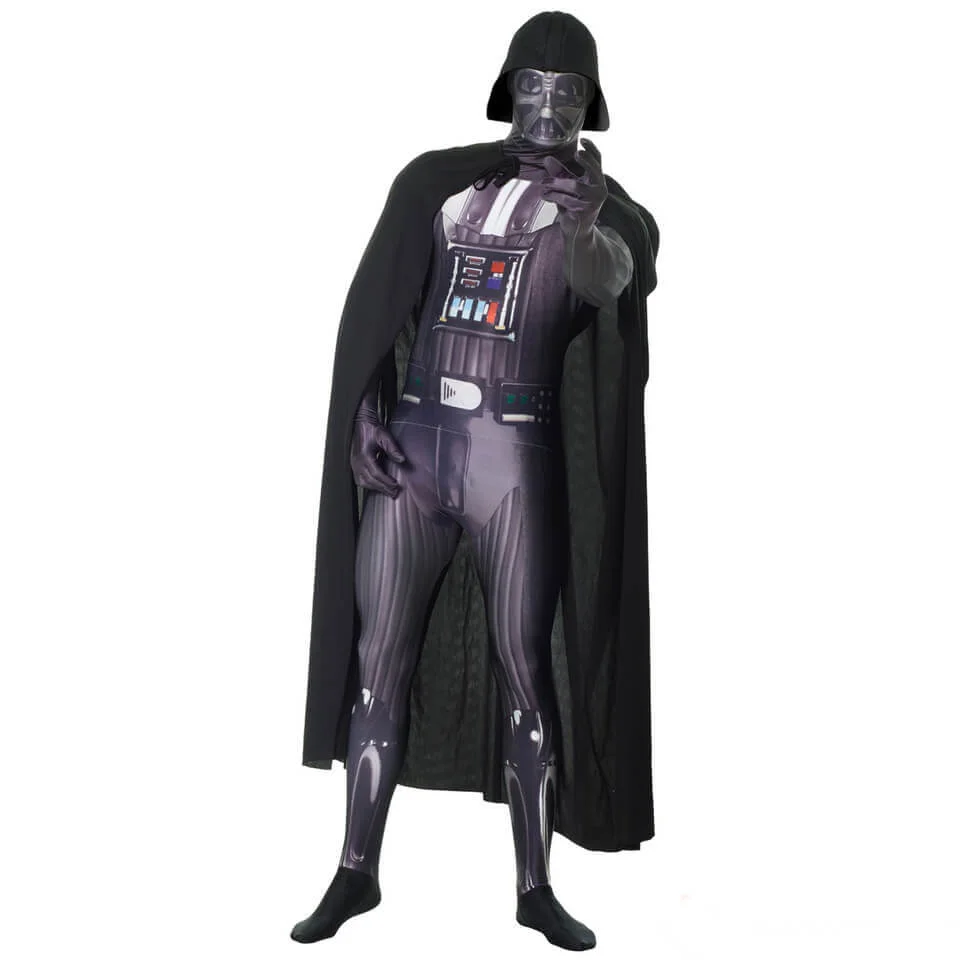 Morphsuit Deluxe Star Wars Darth Vader - Volwassene - M - Zwart Afbeelding 1
