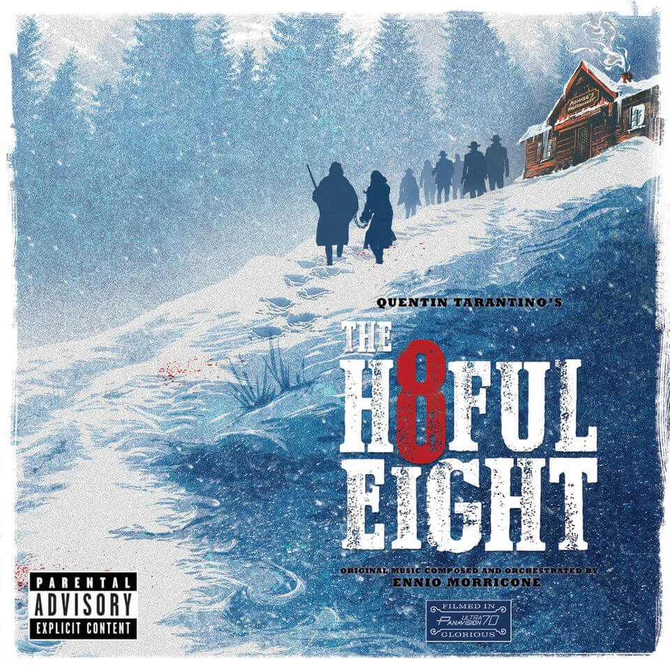 Quentin Tarantino's The Hateful 8 - The Original Soundtrack OST (2LP) - Ennio Morricone - Black Vinyl Afbeelding 1