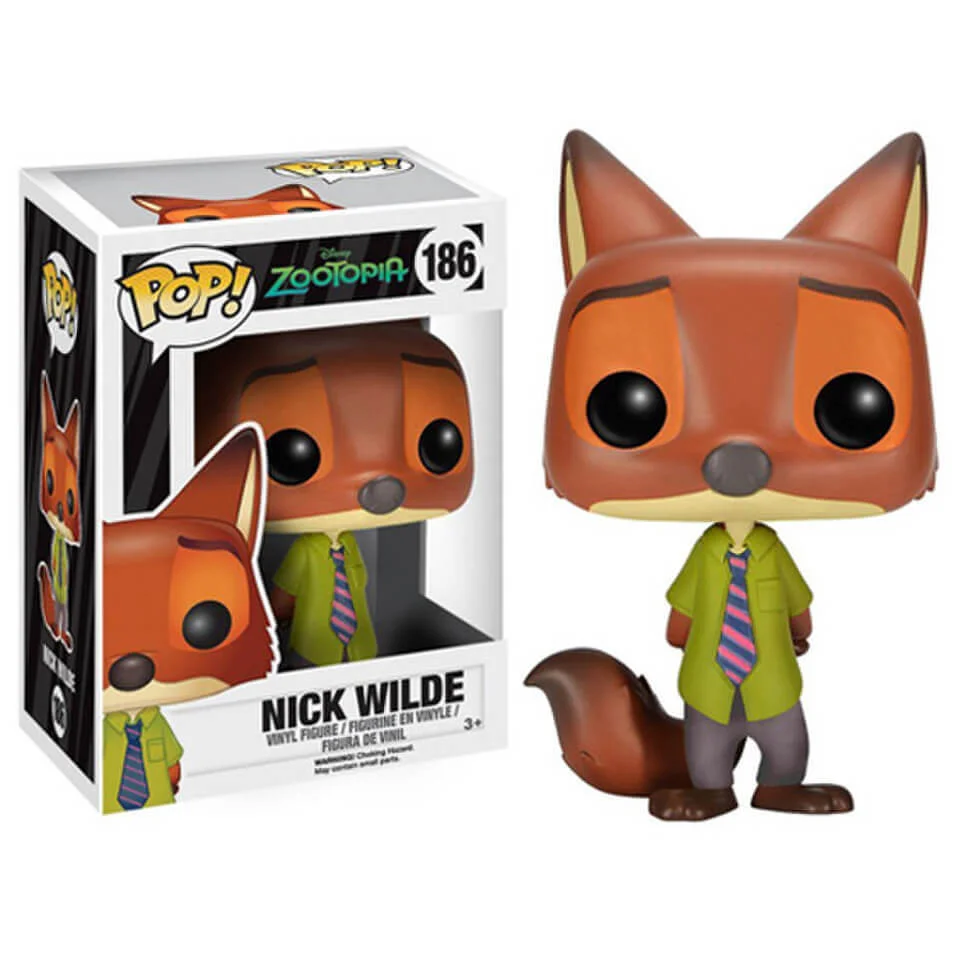 Disney Zootropolis Nick Wilde Funko Pop! Figuur Afbeelding 1