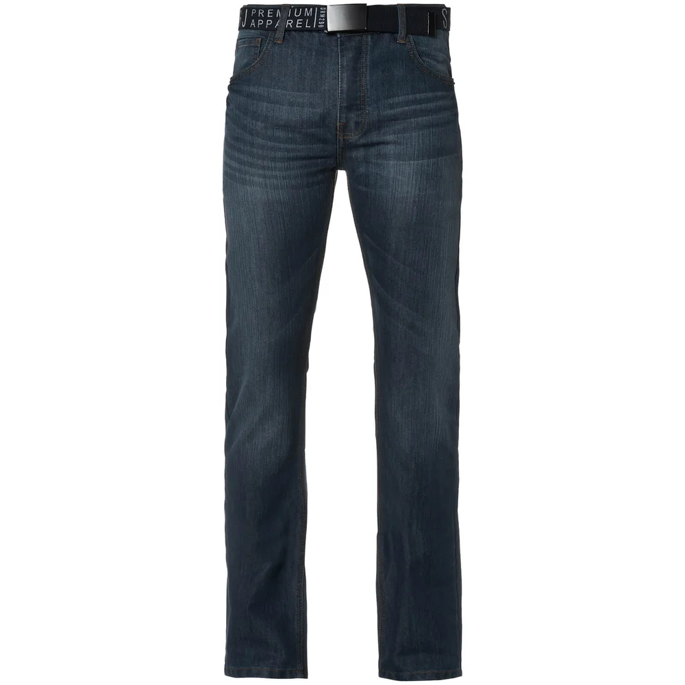 Smith & Jones Men's Fuse Denim Jeans - Stonewash - 28S - Blauw Afbeelding 1