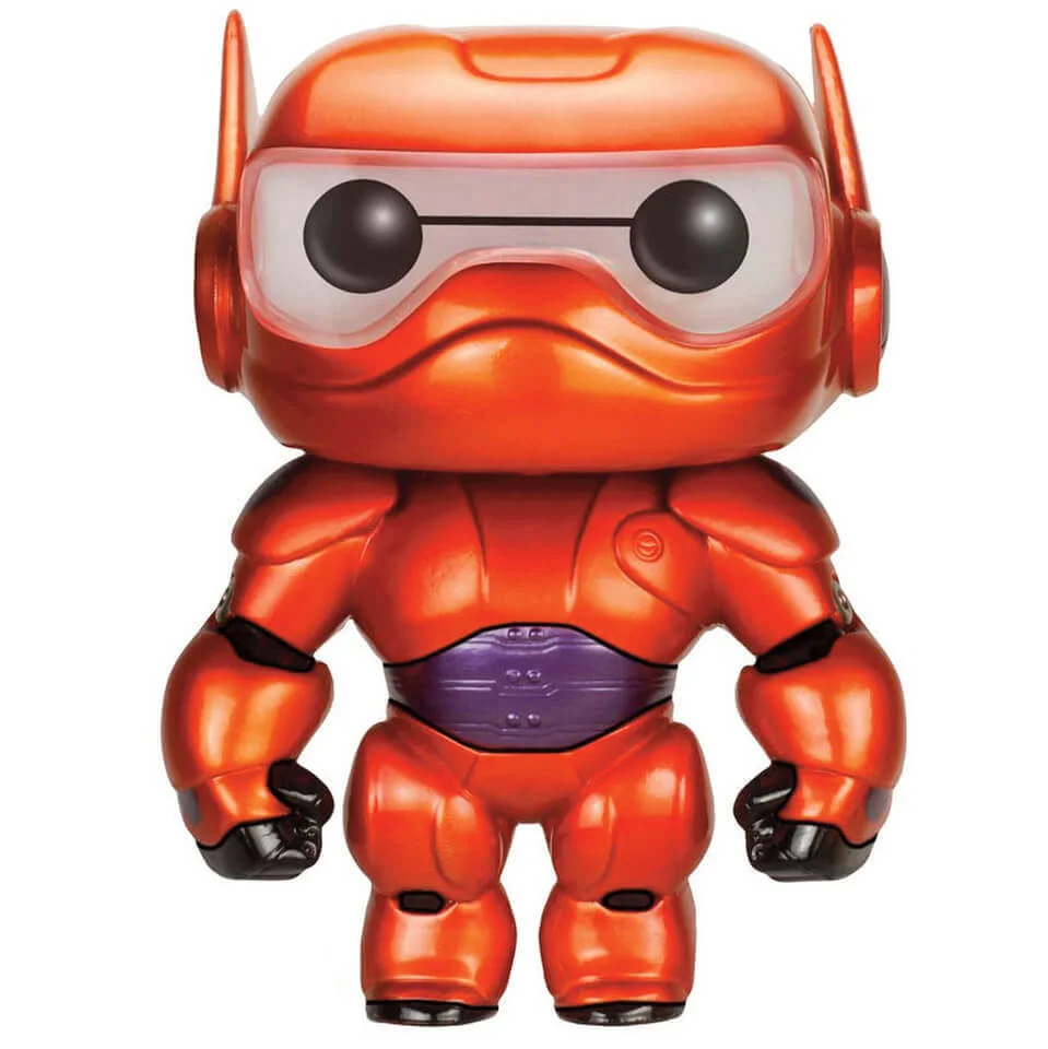 Big Hero 6 Baymax 6 inch Metallic Pop! Vinyl Figure Afbeelding 1