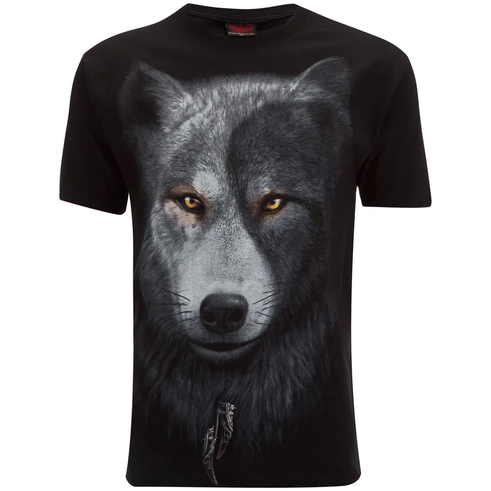 Spiral Men's Wolf Chi T-Shirt - Black - S - Zwart Afbeelding 1