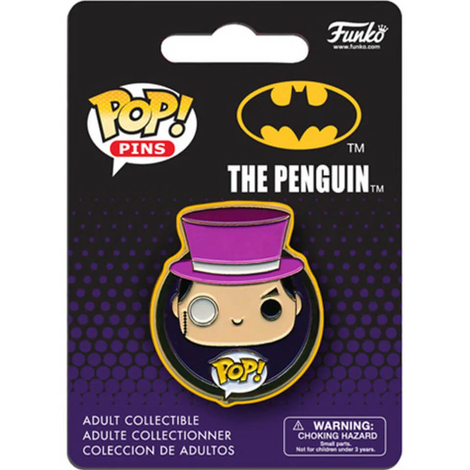 DC Comics Batman The Penguin Pop! Pin Badge Afbeelding 1