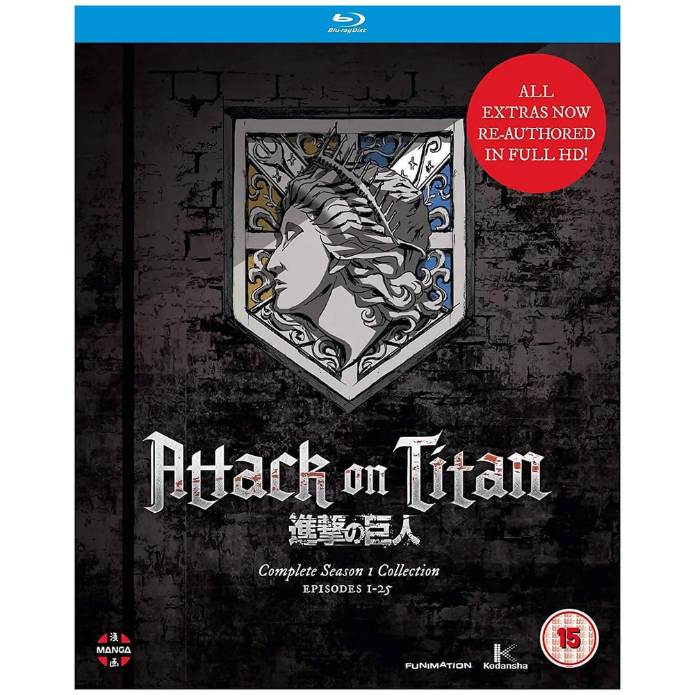 Attack On Titan - Complete Seizoen 1 Collectie Afbeelding 1
