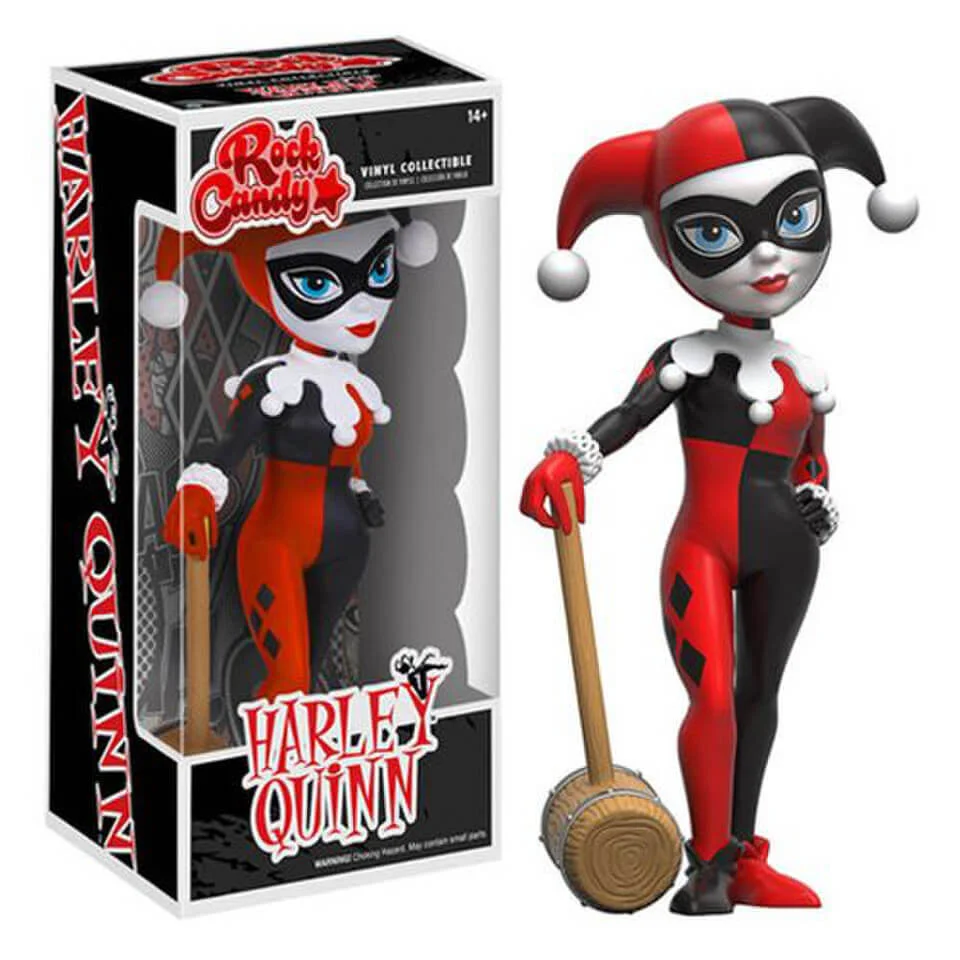 Batman Harley Quinn Classic Version Rock Candy Vinyl Figuur Afbeelding 1