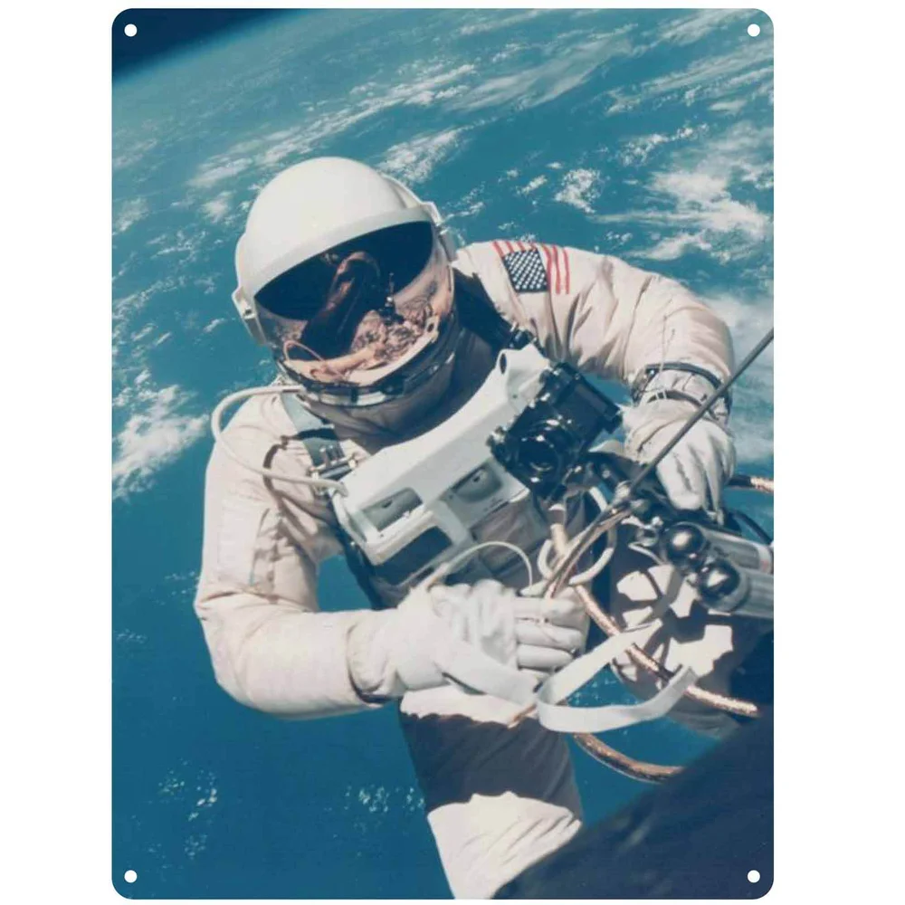 NASA Astronaut Tin Sign - Large Afbeelding 1