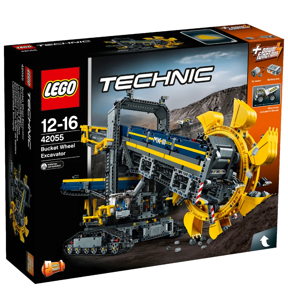 LEGO Technic: Emmerwiel graafmachine (42055) Afbeelding 1