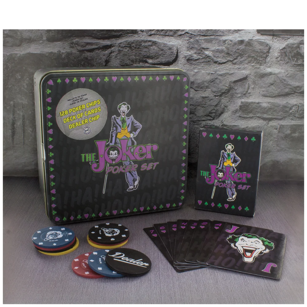 DC Comics The Joker Poker Set Afbeelding 1
