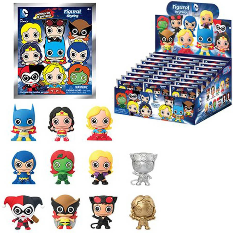 Women of the DC Universe 3-D Figural Foam Key Chain Afbeelding 1