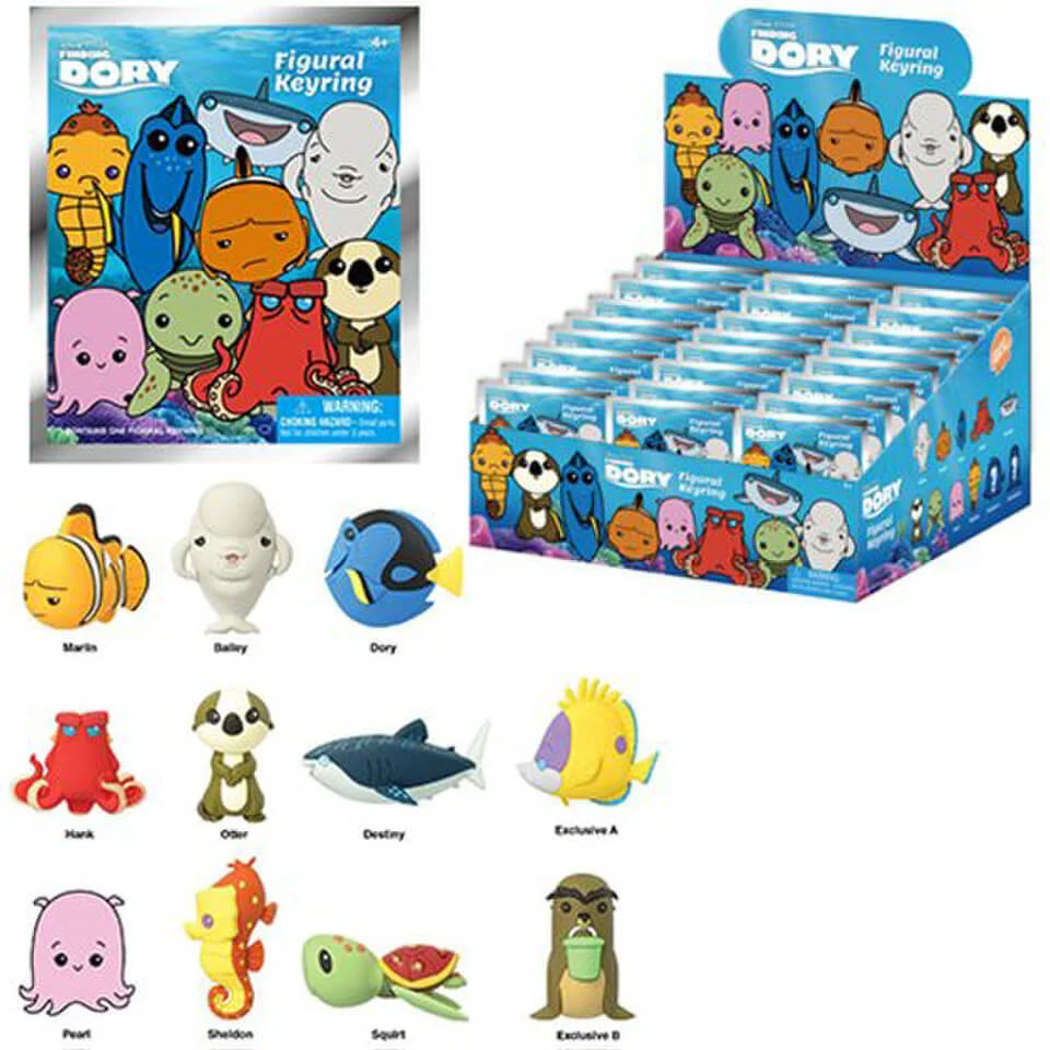 Finding Dory Figural 3-D Foam Key Chain Afbeelding 1