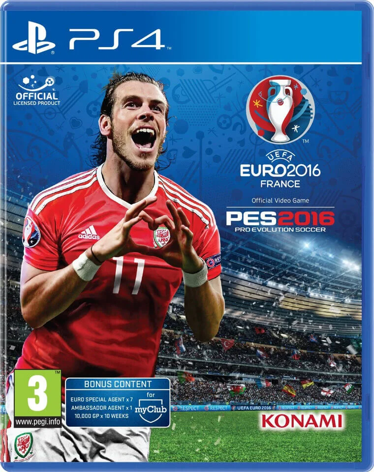 Pro Evolution Soccer 2016: UEFA Euro 2016 Afbeelding 1