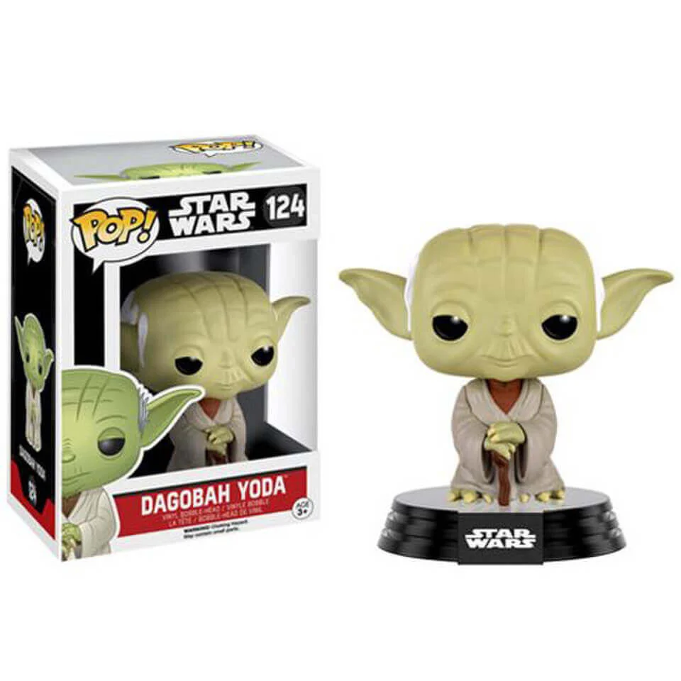Star Wars Dagobah Yoda Funko Pop! Bobblehead Figuur Afbeelding 1