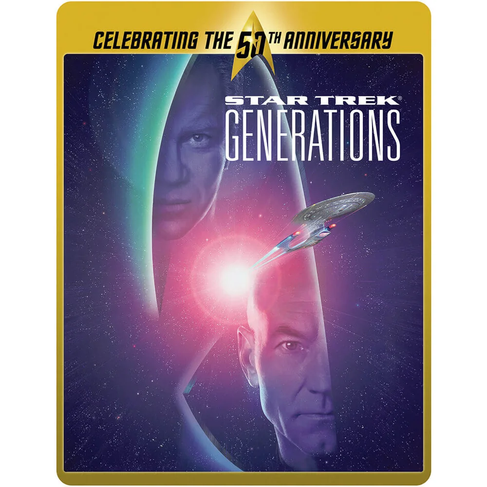 Star Trek 7 - Generations (Limited Edition 50th Anniversary Steelbook) Afbeelding 1