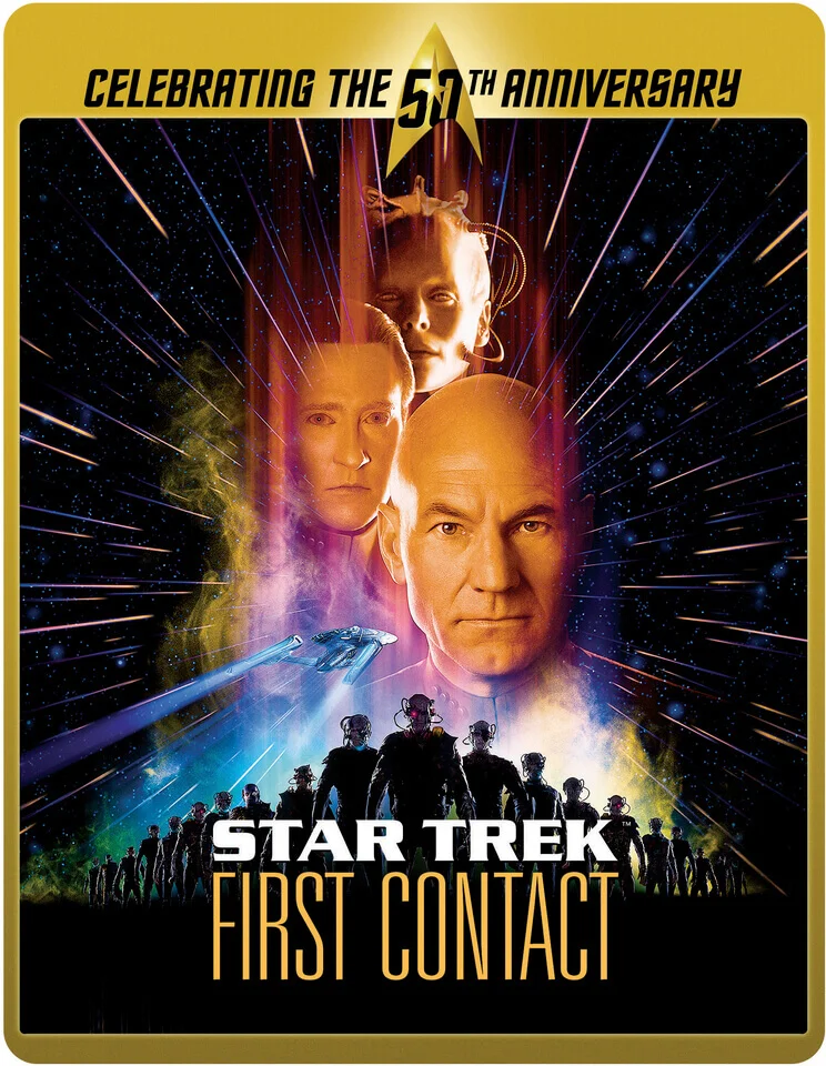 Star Trek 8 - First Contact (Limited Edition 50th Anniversary Steelbook) Afbeelding 1